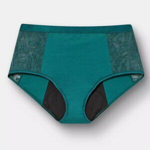 ❤️NWT TORRID LEAKPROOF COTTON AND LACE HIPSTER PANTY LEAK PROTECTION - PLUS SIZE